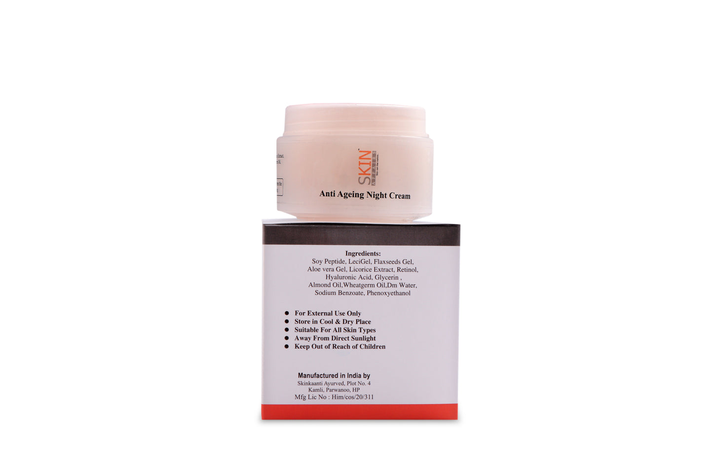 SKIN AFFAIRS ANTI AGING NIGHT CREAM WTIH HYALURONIC ACID & VITAMIN C | Discover young, wrinkle-free & radiant skin | Anti aging cream for oily & dry skin | For Men & Women | Korean Skin Care | 50gm