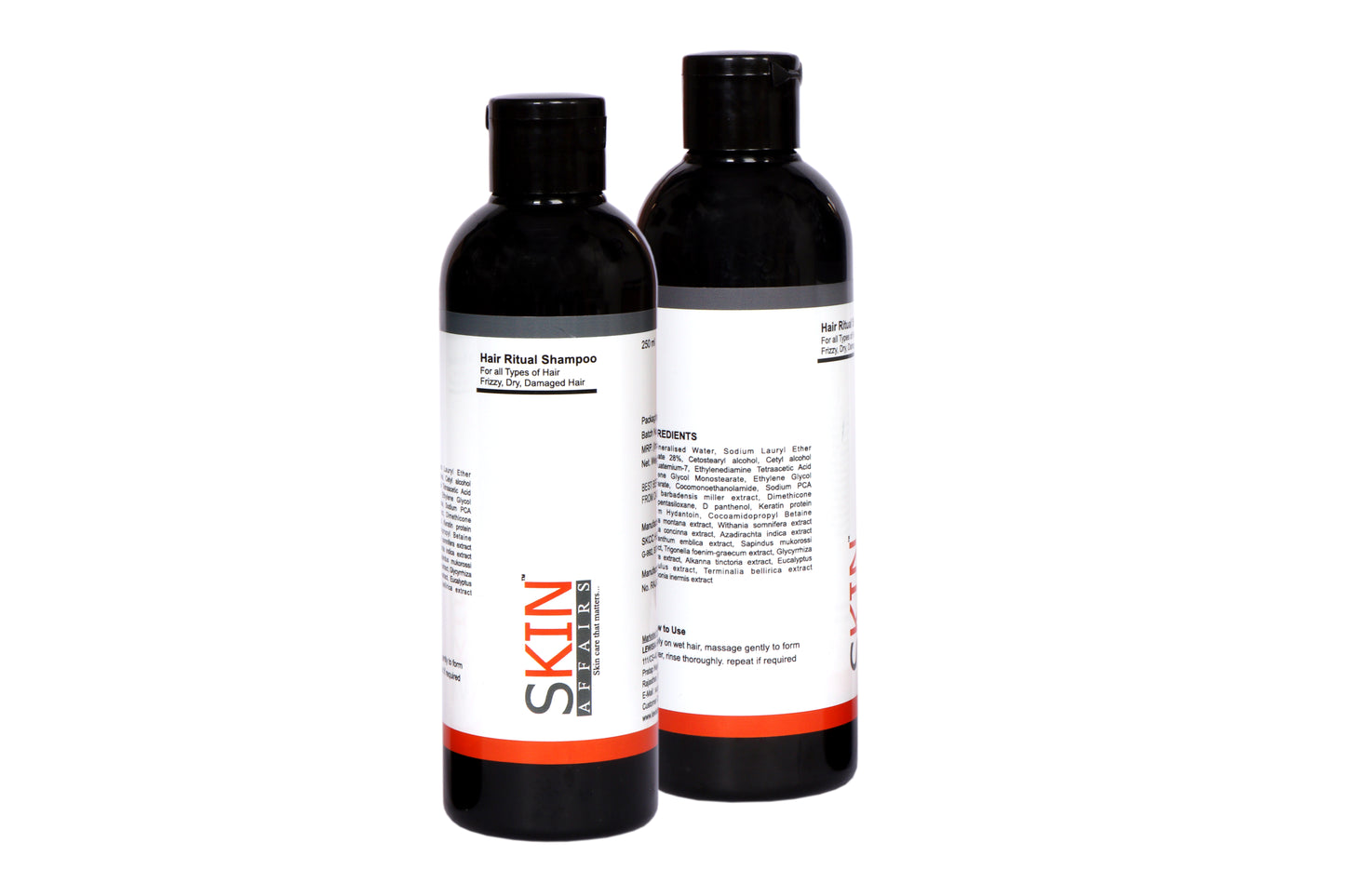 HAIR RITUAL SHAMPOO 250 ML FOR ALL TYPES OF HAIRS DRY FRIZZY HAIRS