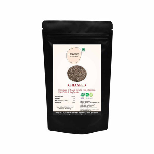 LEWISIA IN ORGANICS  CHIA SEEDS (180 GM)