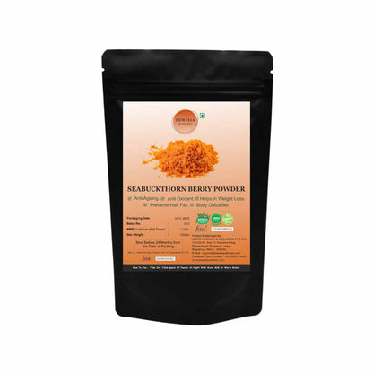 LEWISIA IN ORGANICS SEA BUCKTHORN BERRIES POWDER, 150 GM